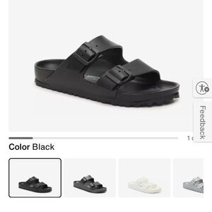 Birkenstock EVA Arizona Black Sandals